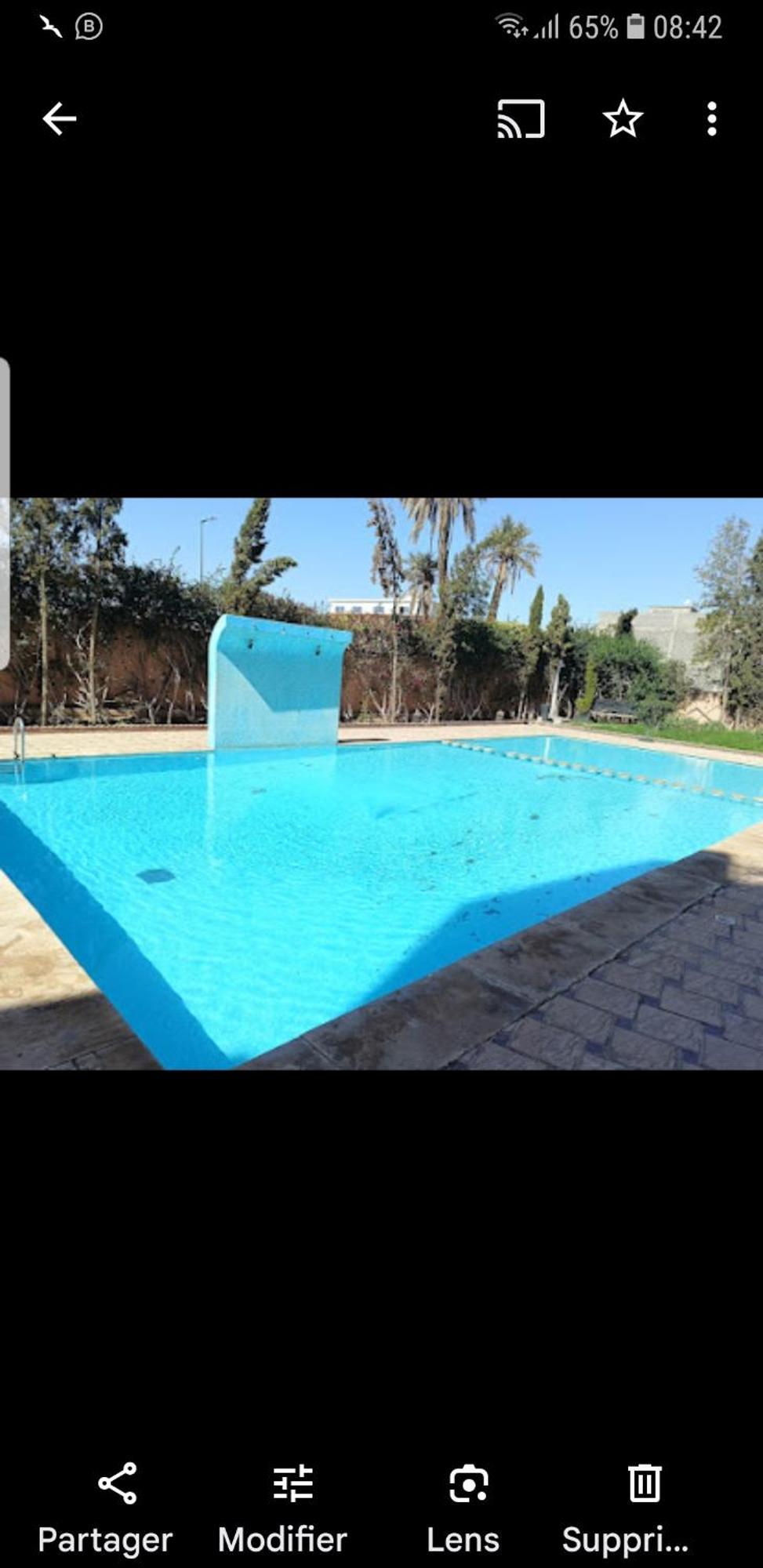 Un Moderne Chic Appartement Vue Sur Piscine Marrákes Kültér fotó